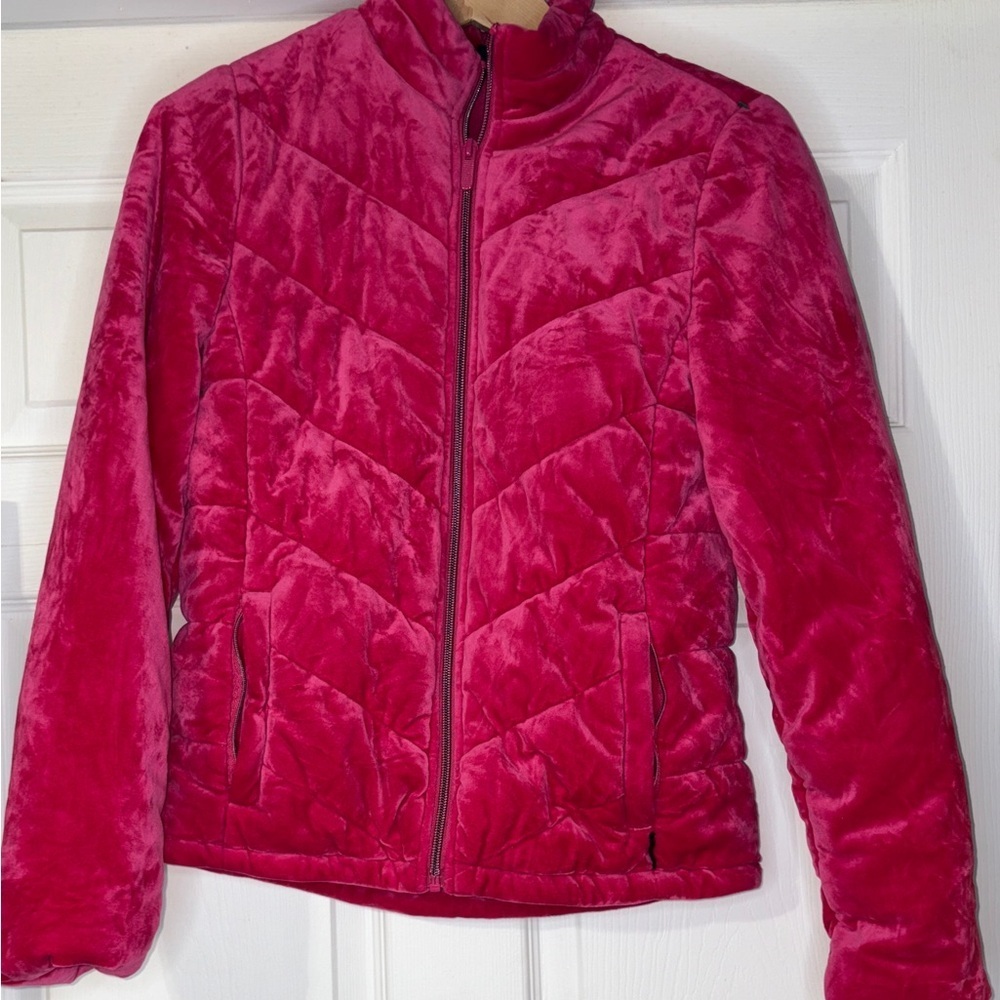Kids Pink Quilted Jacket